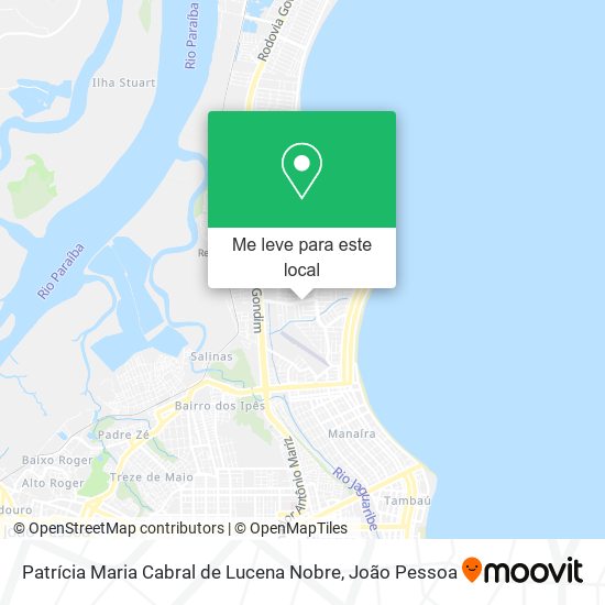 Patrícia Maria Cabral de Lucena Nobre mapa