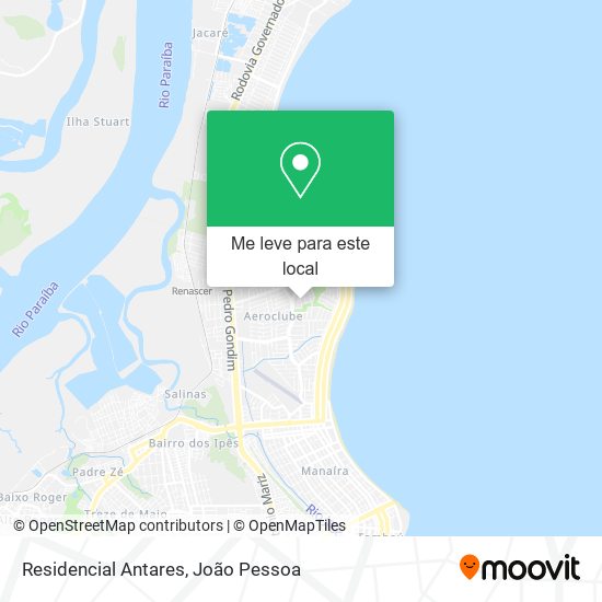 Residencial Antares mapa
