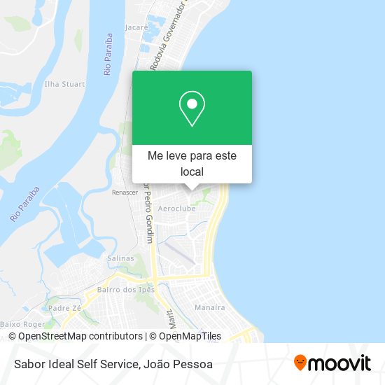 Sabor Ideal Self Service mapa