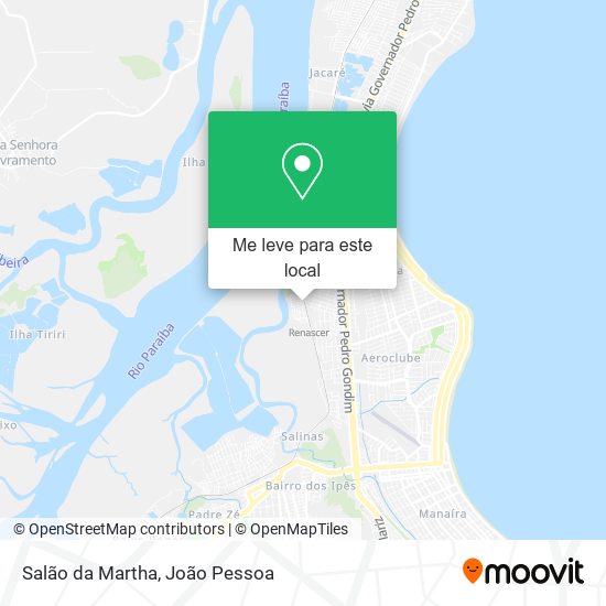 Salão da Martha mapa