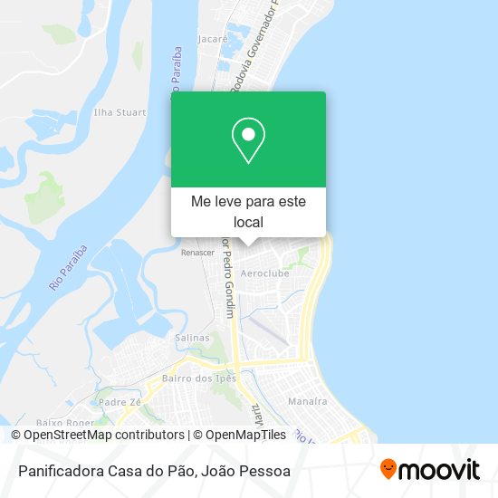Panificadora Casa do Pão mapa