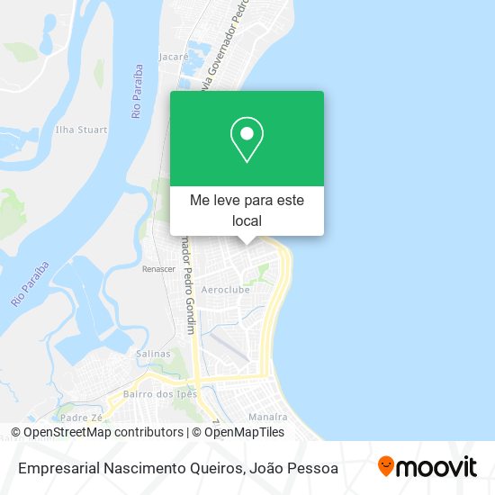 Empresarial Nascimento Queiros mapa