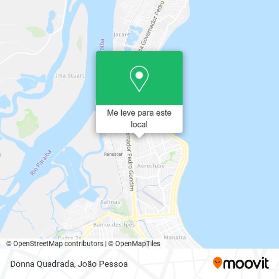 Donna Quadrada mapa