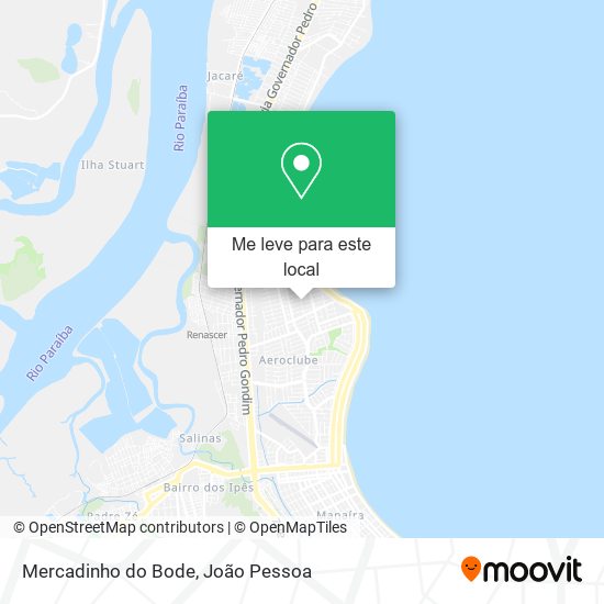 Mercadinho do Bode mapa