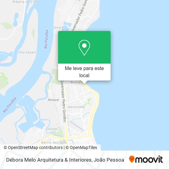 Débora Melo Arquitetura & Interiores mapa