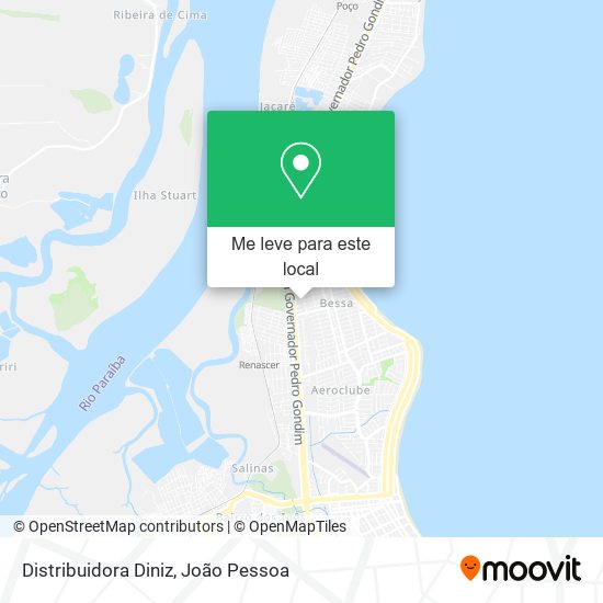Distribuidora Diniz mapa