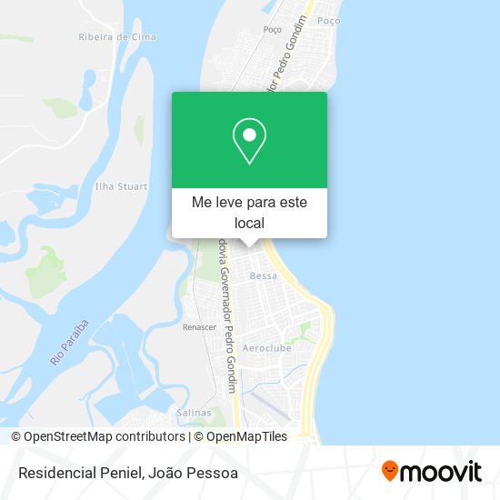 Residencial Peniel mapa
