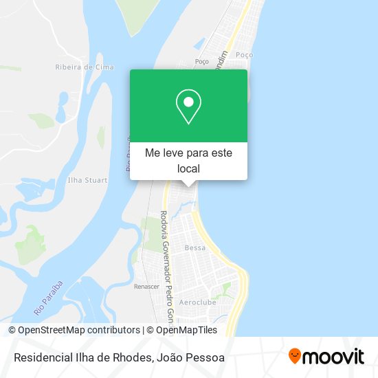 Residencial Ilha de Rhodes mapa