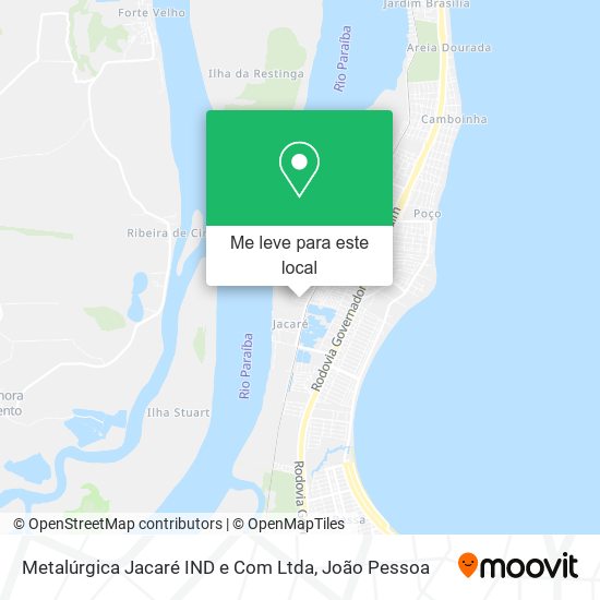 Metalúrgica Jacaré IND e Com Ltda mapa