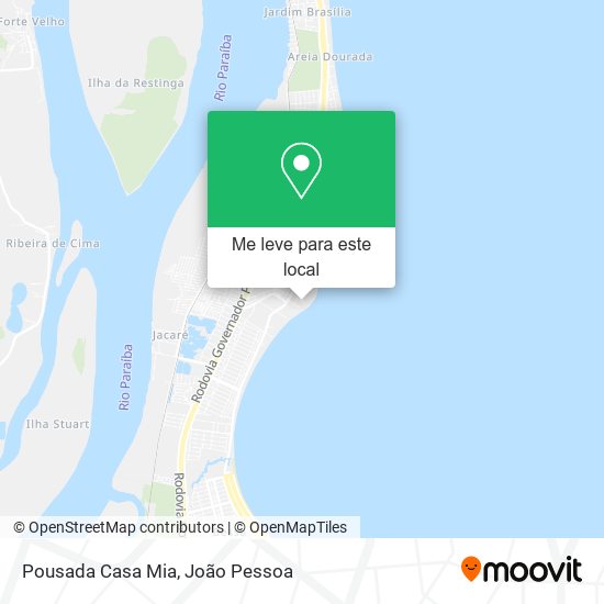 Pousada Casa Mia mapa