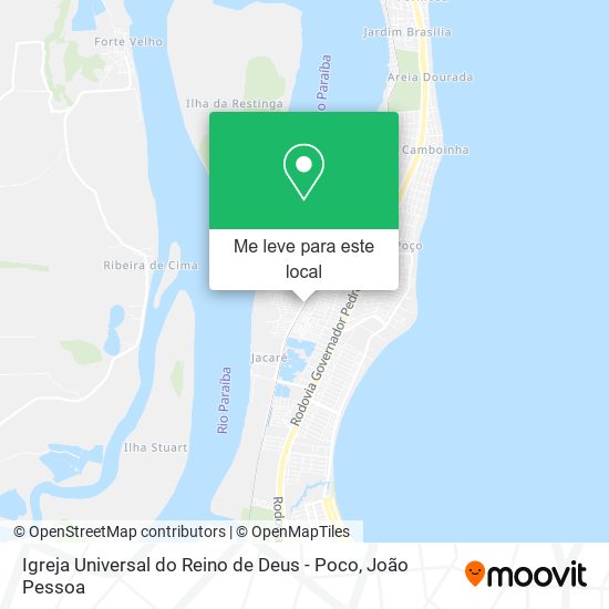 Igreja Universal do Reino de Deus - Poco mapa