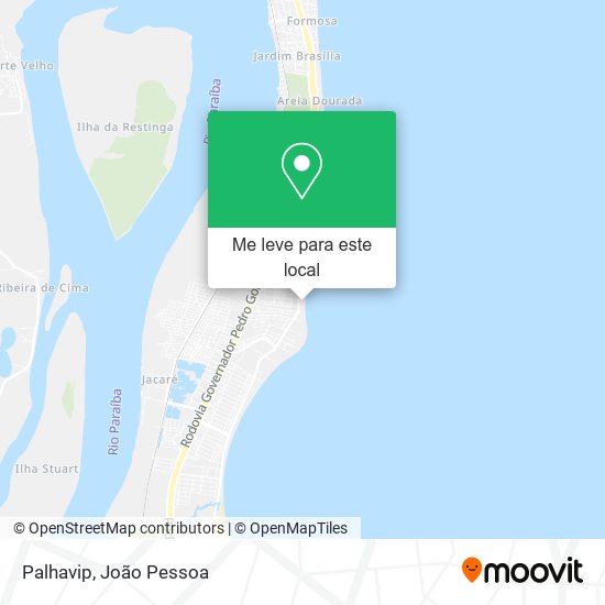 Palhavip mapa