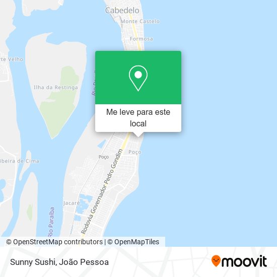 Sunny Sushi mapa