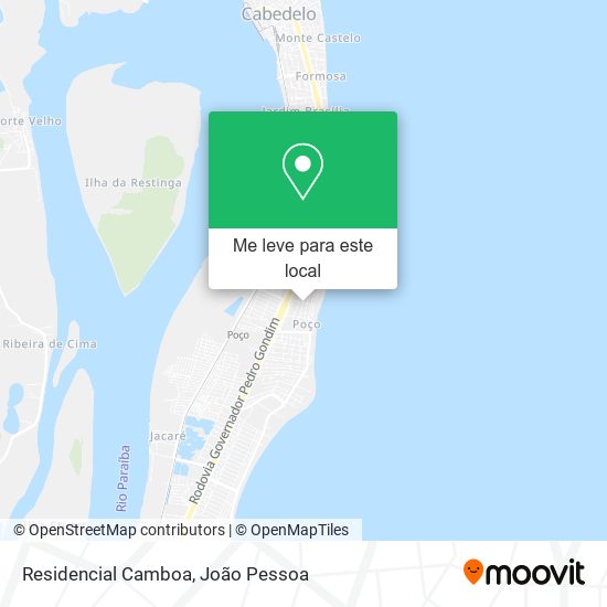 Residencial Camboa mapa