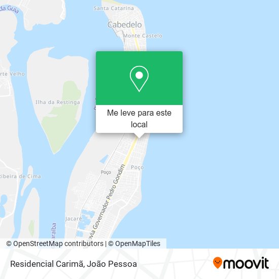Residencial Carimã mapa