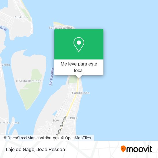 Laje do Gago mapa