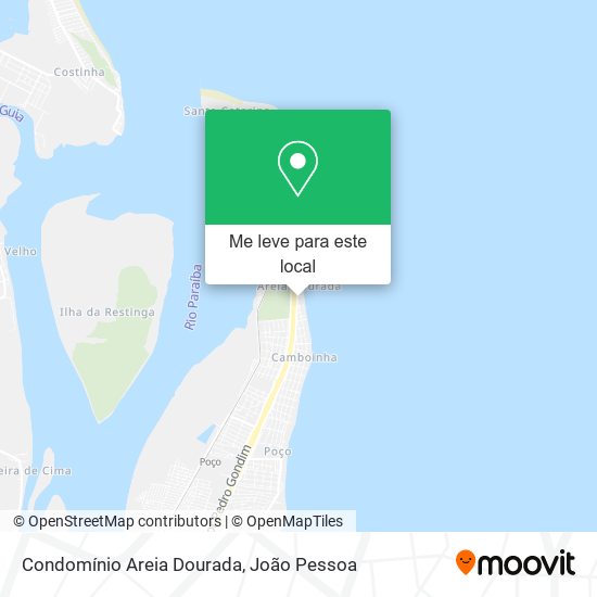 Condomínio Areia Dourada mapa
