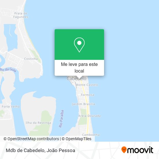 Mdb de Cabedelo mapa