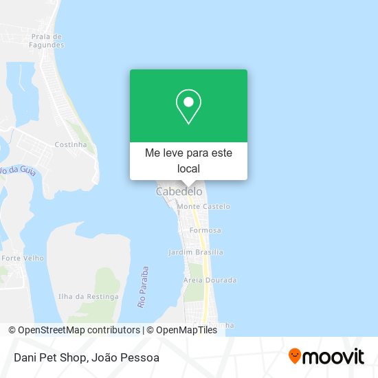 Dani Pet Shop mapa