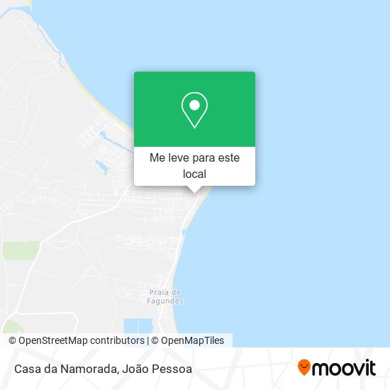 Casa da Namorada mapa