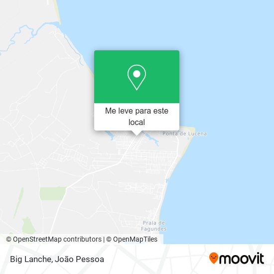 Big Lanche mapa