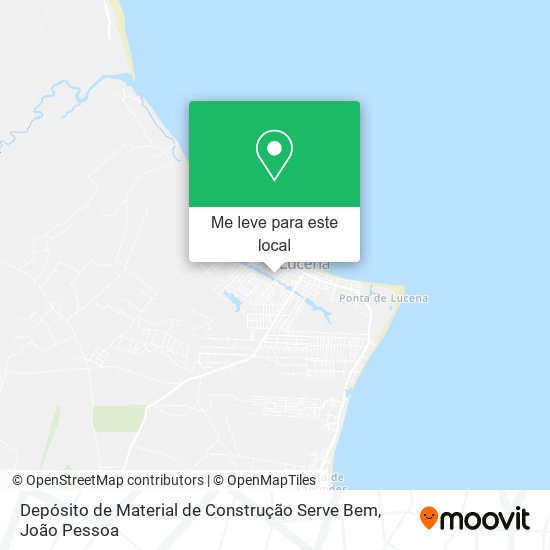 Depósito de Material de Construção Serve Bem mapa