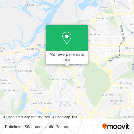 Policlínica São Lucas mapa