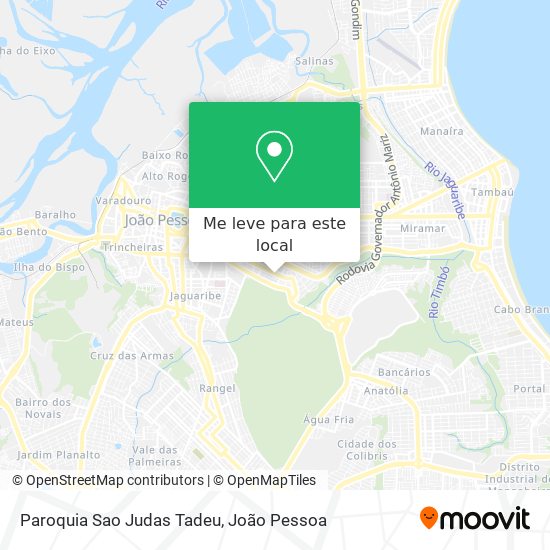 Paroquia Sao Judas Tadeu mapa