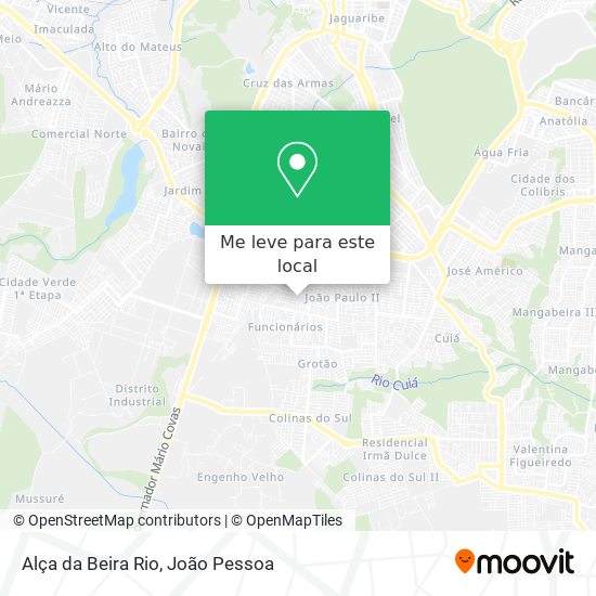 Alça da Beira Rio mapa