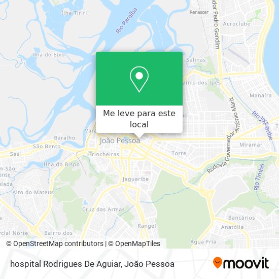 hospital Rodrigues De Aguiar mapa