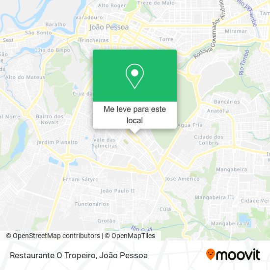 Restaurante O Tropeiro mapa