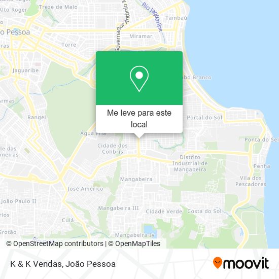 K & K Vendas mapa