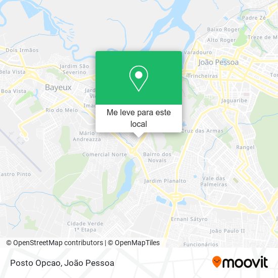 Posto Opcao mapa
