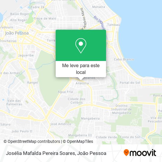 Josélia Mafalda Pereira Soares mapa