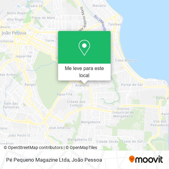 Pé Pequeno Magazine Ltda mapa