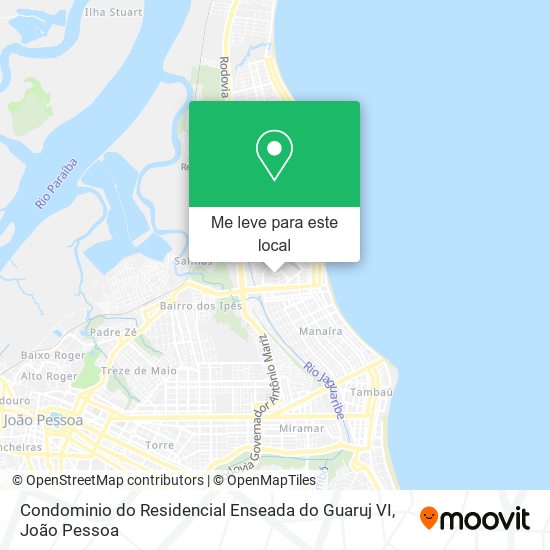 Condominio do Residencial Enseada do Guaruj VI mapa