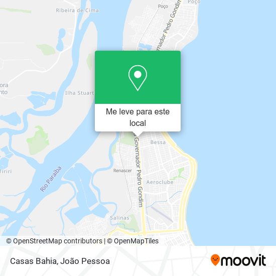 Casas Bahia mapa