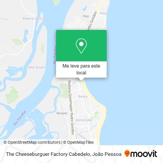The Cheeseburguer Factory Cabedelo mapa