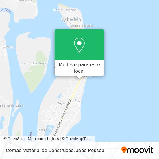 Comac Material de Construção mapa