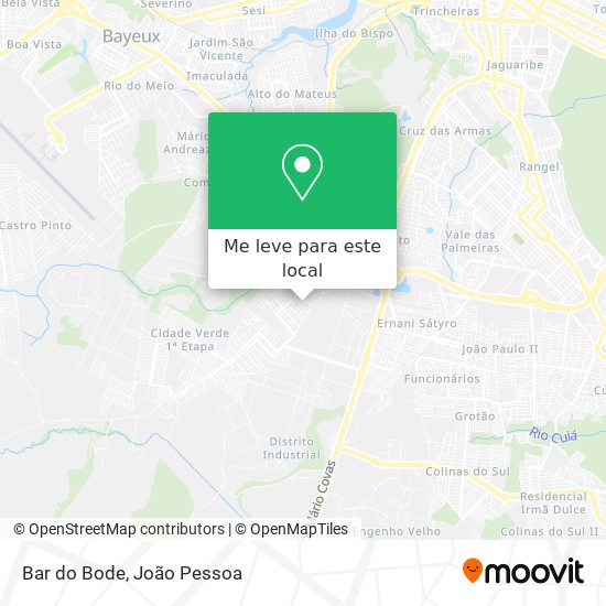 Bar do Bode mapa