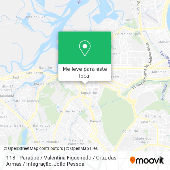 118 - Paratibe / Valentina Figueiredo / Cruz das Armas / Integração mapa