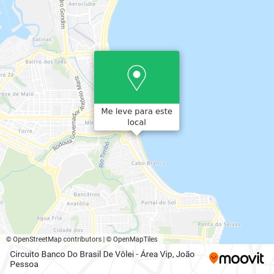 Circuito Banco Do Brasil De Vôlei - Área Vip mapa