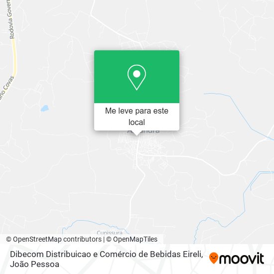 Dibecom Distribuicao e Comércio de Bebidas Eireli mapa