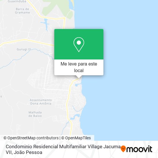 Condominio Residencial Multifamiliar Village Jacuma VII mapa