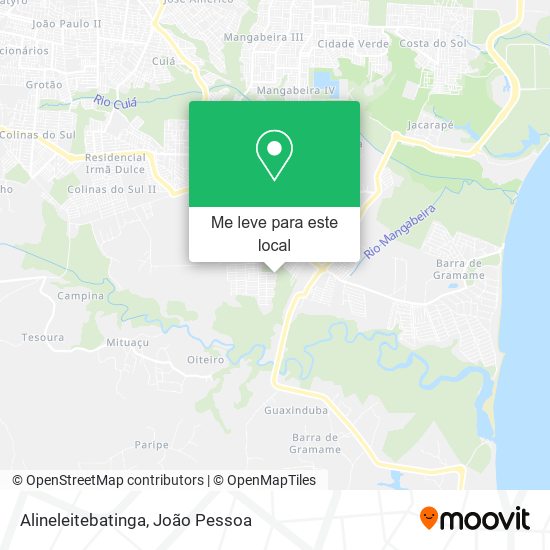 Alineleitebatinga mapa