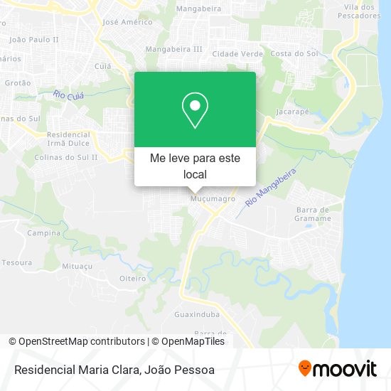 Residencial Maria Clara mapa