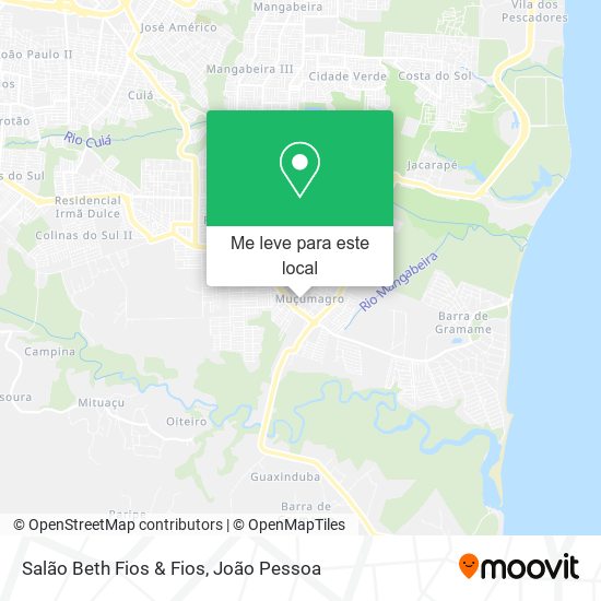 Salão Beth Fios & Fios mapa