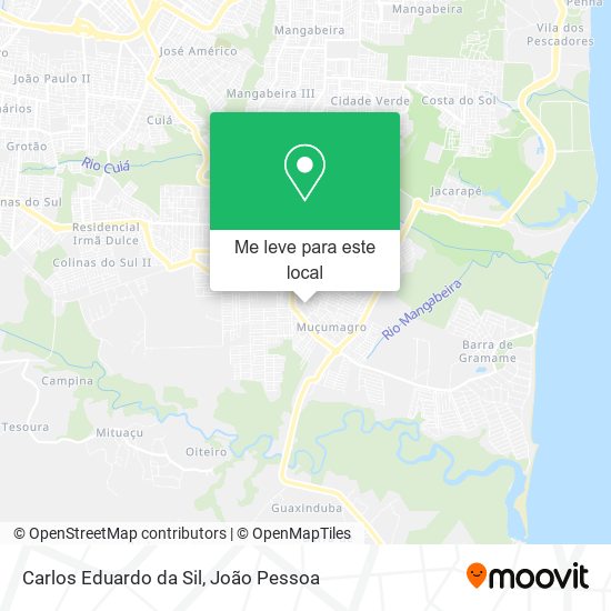 Carlos Eduardo da Sil mapa