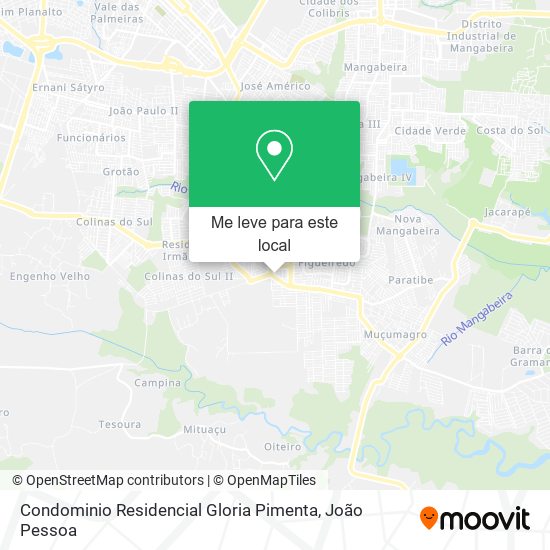 Condominio Residencial Gloria Pimenta mapa