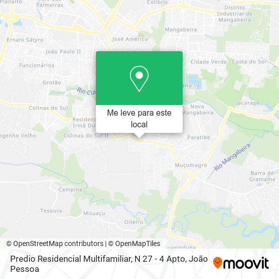 Predio Residencial Multifamiliar, N 27 - 4 Apto mapa